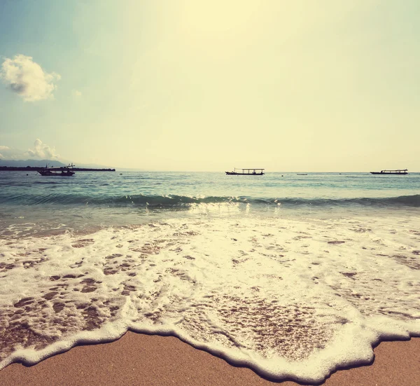 Plaża na gili — Zdjęcie stockowe