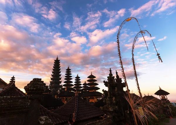 寺院 pura besakih の寺院、バリ、インドネシア — ストック写真
