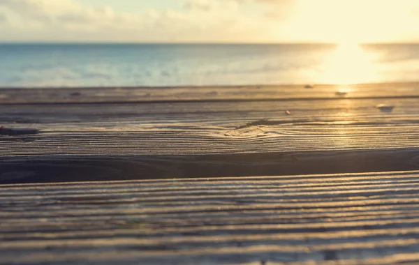 Boardwalk on beach — Stock Photo, Image