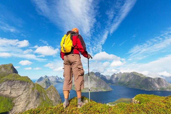 Caminhada em norway — Fotografia de Stock