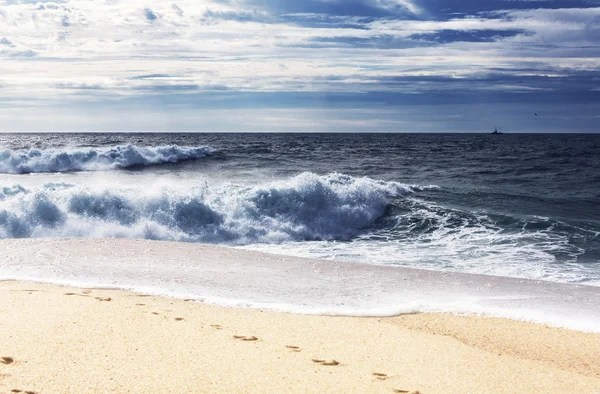 Onda na praia — Fotografia de Stock