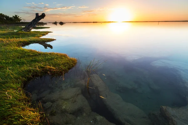 Jezero v Mexiku — Stock fotografie