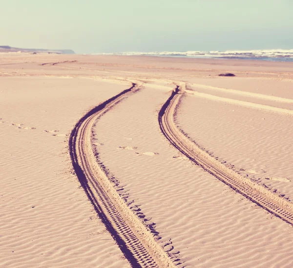 Praia deserta — Fotografia de Stock