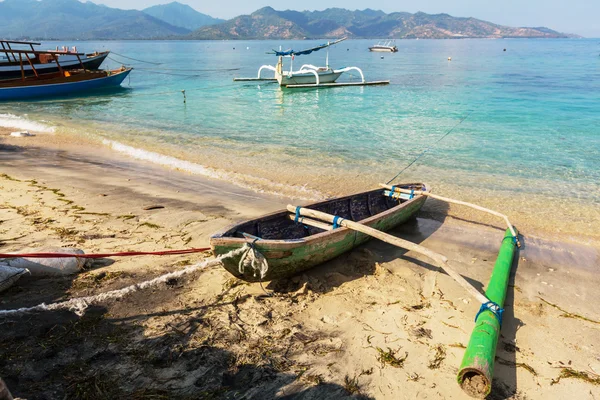 Fischerboote in Bali — Stockfoto