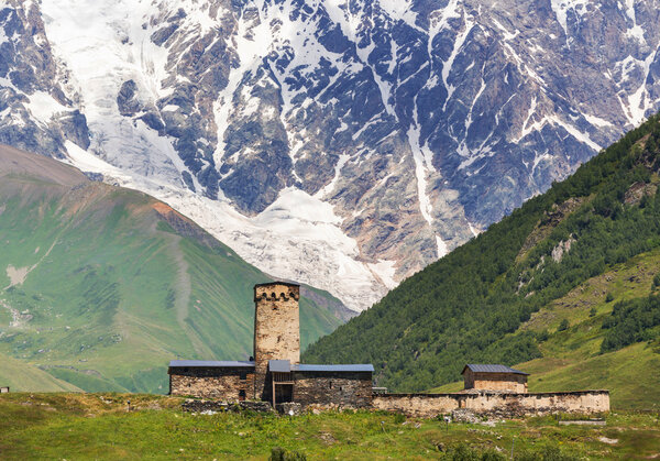 Ushguli village. Caucasus
