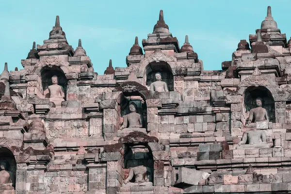 Świątynia Borobudur Jawa Indonezja — Zdjęcie stockowe