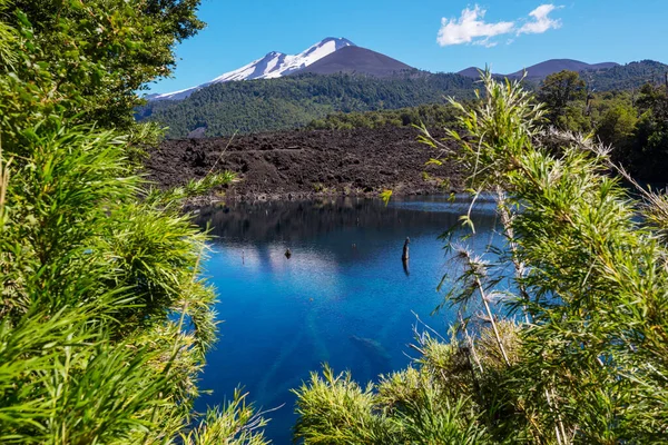 Gyönyörű Vulkanikus Tájak Chilében Dél Amerikában — Stock Fotó