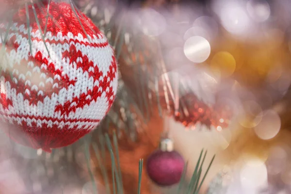 Schöne Traditionelle Weihnachtsdekor Nahaufnahme — Stockfoto