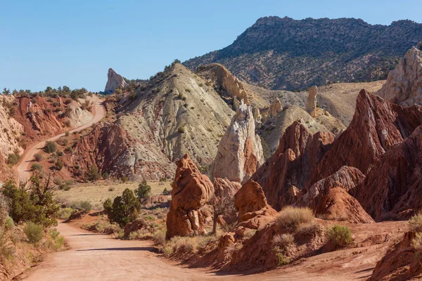 Cottonwood Canyon Road Grand Staircase Escalante National Park Utah Estados —  Fotos de Stock