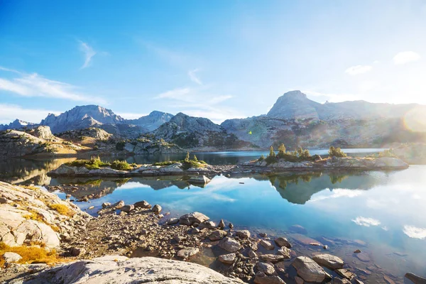 Túrázás Wind River Range Wyoming Usa Őszi Szezon — Stock Fotó