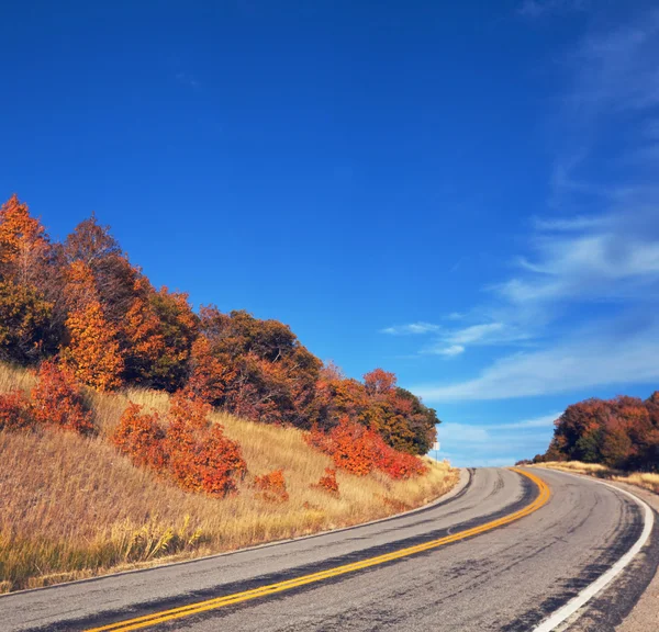 Route en montagne — Photo