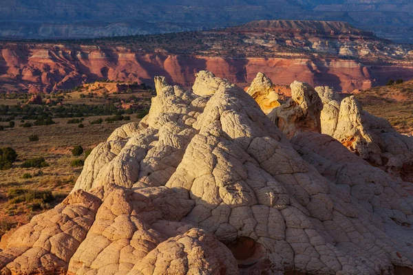 Vermilion Cliffs Nationaal Monument Landschappen Bij Zonsopgang Ongewoon Berglandschap Mooie — Stockfoto