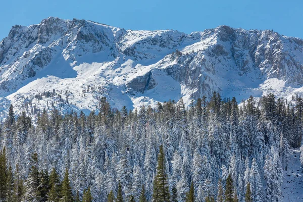 Sierra Nevada Montagnes Californie États Unis Début Saison Hivernale — Photo