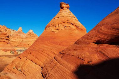 Vermillion Cliffs Vahşi Doğa Bölgesi, Utah ve Arizona 'dan Çakal Buttes.
