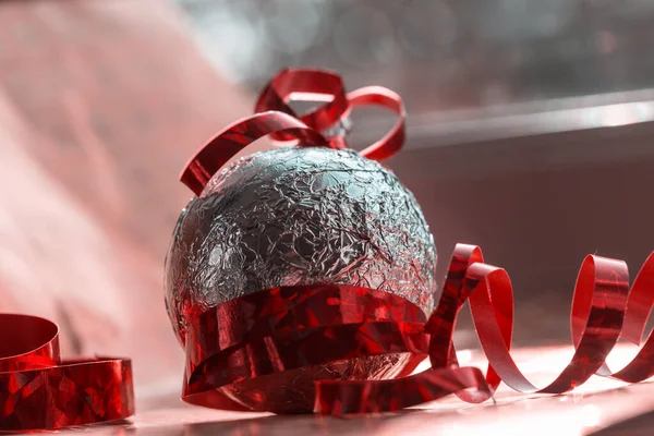 Bonita Decoração Natal Tradicional Closeup — Fotografia de Stock