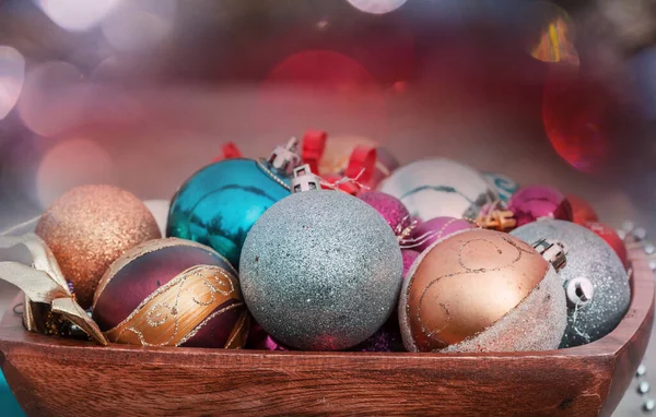 Beautiful Traditional Christmas Decor Closeup — Stock Photo, Image