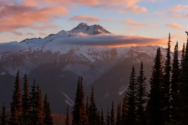 Magnifique Sommet Montagneux Dans Chaîne Des Cascades Nord Washington Usa — Photo