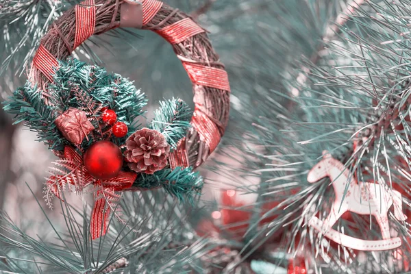 Красивий Традиційний Різдвяний Декор Крупним Планом — стокове фото