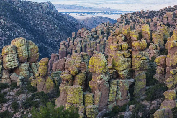 Ovanligt Landskap Vid Chiricahua National Monument Arizona Usa — Stockfoto