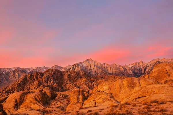 米国カリフォルニア州のシエラネバダ山脈 — ストック写真