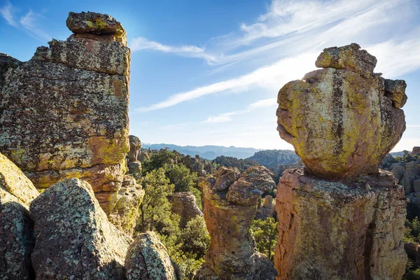 Ungewöhnliche Landschaft Chiricahua National Monument Arizona Usa — Stockfoto