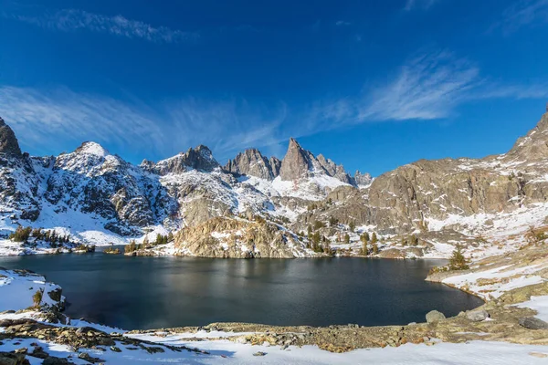 Vandra Till Vackra Minaret Sjön Ansel Adams Vildmarken Sierra Nevada — Stockfoto