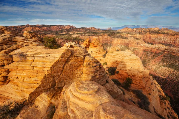 Utah Abd Kumtaşı Oluşumları Güzel Alışılmadık Manzaralar — Stok fotoğraf