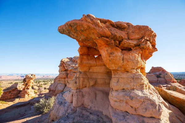 Sandstone Formaties Utah Usa Prachtige Ongebruikelijke Landschappen — Stockfoto