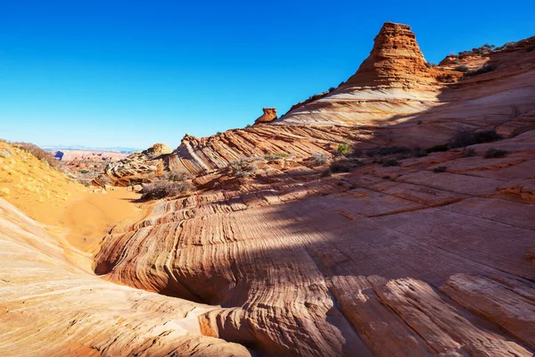 Utah Abd Kumtaşı Oluşumları Güzel Alışılmadık Manzaralar — Stok fotoğraf