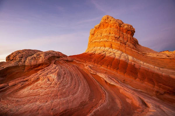 Monument National Des Falaises Vermilion Paysages Lever Soleil Paysage Montagneux — Photo