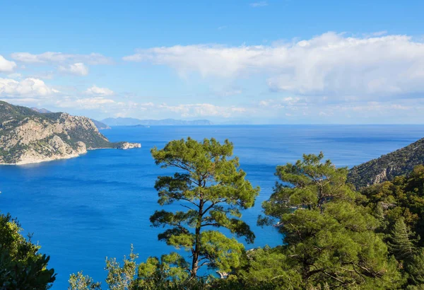 Bella Costa Del Mare Turchia — Foto Stock