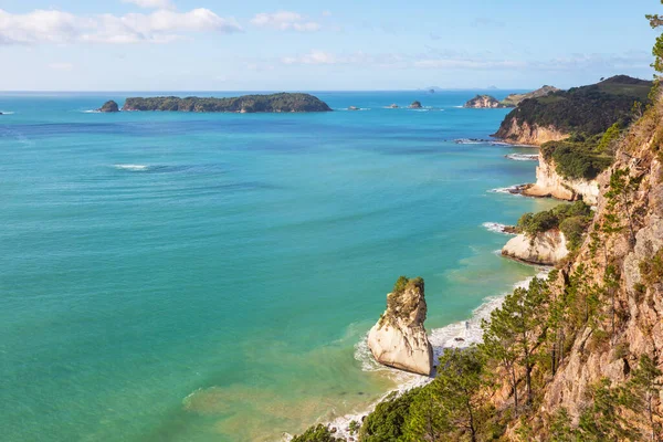 Hermosos Paisajes Playa Del Océano Nueva Zelanda Inspirando Fondo Natural — Foto de Stock