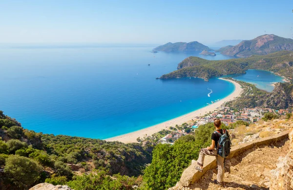 Türkiye Dağlarındaki Güzel Doğa Manzaraları Lycian Tarzı Yürüyüşçüler Arasında Meşhurdur — Stok fotoğraf