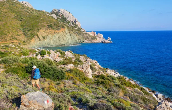 卡里安小径上美丽的风景 土耳其爱琴海 — 图库照片