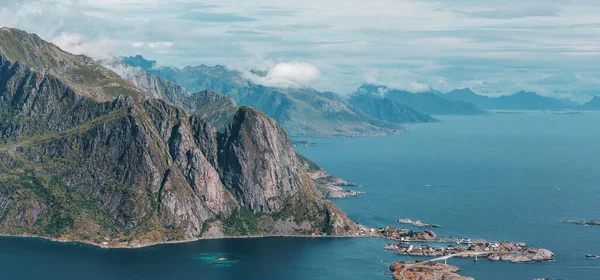 Hermosos Paisajes Las Islas Lofoten Norte Noruega Temporada Verano — Foto de Stock