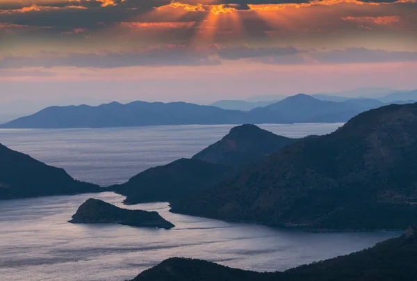 Bellissimi Paesaggi Naturali Turchia Montagne Licia Famosa Tra Gli Escursionisti — Foto Stock