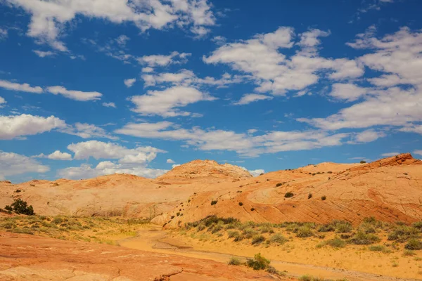 Formações Arenito Utah Eua Lindas Paisagens Incomuns — Fotografia de Stock