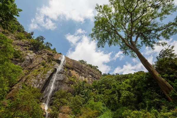 Beautiful Waterfall Sri Lanka — 스톡 사진