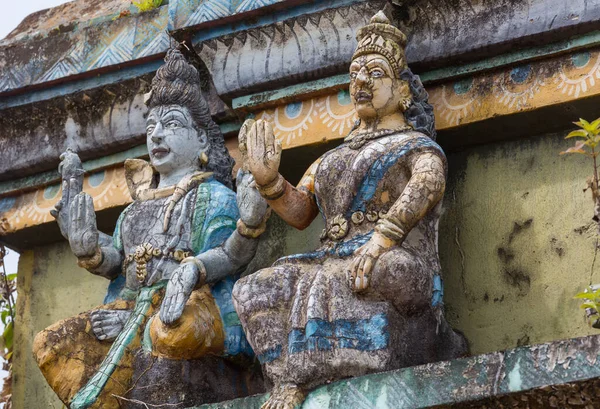 Ancienne Sculpture Dieu Hindouisme Sur Sri Lanka — Photo