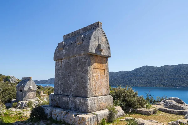 Famosas Ruinas Históricas Lycian Camino Lycian Turquía —  Fotos de Stock