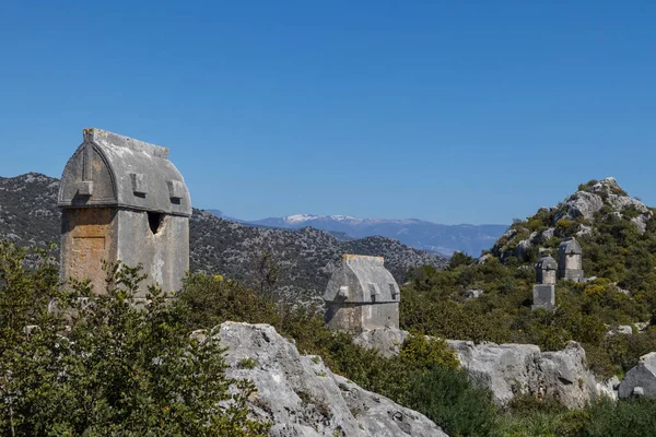 Famous Historical Lycian Ruins Lycian Way Turkey — ストック写真