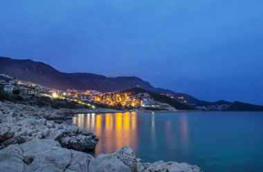 Türkiye'nin sahil gece zaman