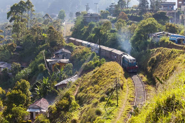Train Most Picturesque Train Road Sri Lanka — стокове фото