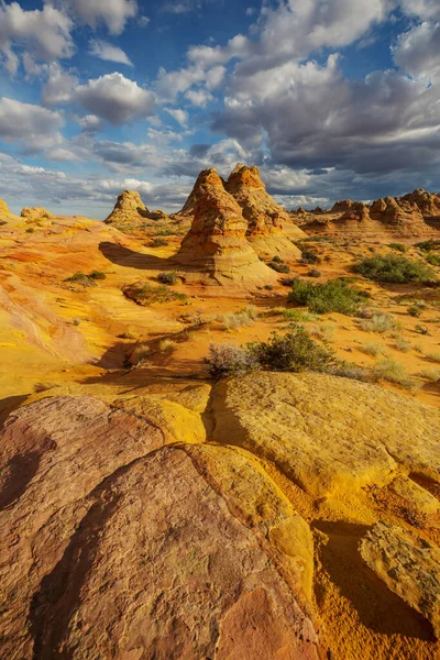 Sandsteinformationen Utah Usa Schöne Ungewöhnliche Landschaften — Stockfoto