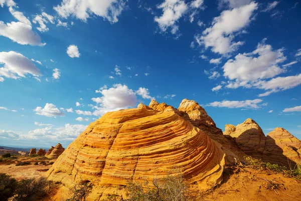 Sandsteinformationen Utah Usa Schöne Ungewöhnliche Landschaften — Stockfoto