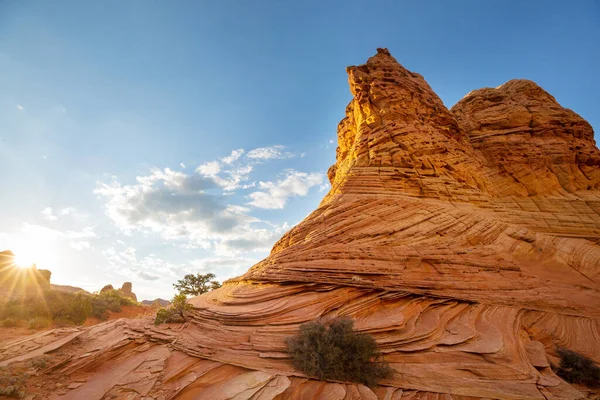 Formaciones Arenisca Utah Hermosos Paisajes Inusuales — Foto de Stock