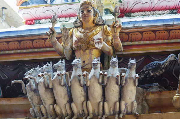 Ancient Hinduism God Sculpture Sri Lanka — Stock Photo, Image