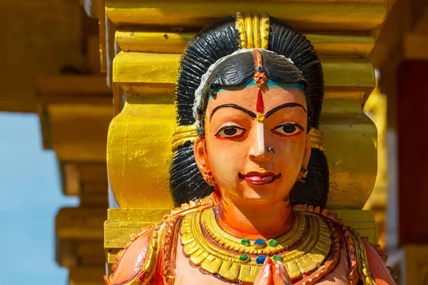 关于斯里兰卡的古代印度教神雕塑 — 图库照片