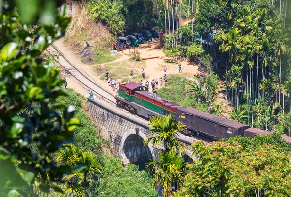 Famoso Ponte Nove Archi Sullo Sri Lanka — Foto Stock