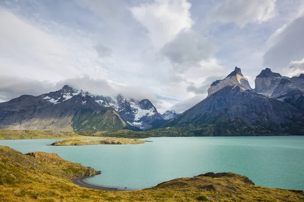 Krásná Horská Krajina Národním Parku Torres Del Paine Chile Světoznámá — Stock fotografie